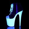 Pleaser - FLAMINGO800SK02 Bottes de plateforme, Pole dance chaussures - Chaussures de pole dance - Noir Product image